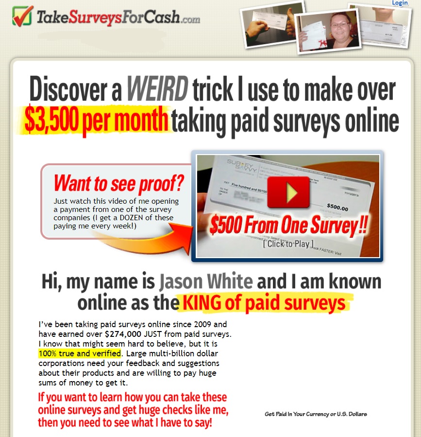 takesurveys-forcash.com - Take Surveys for Cash