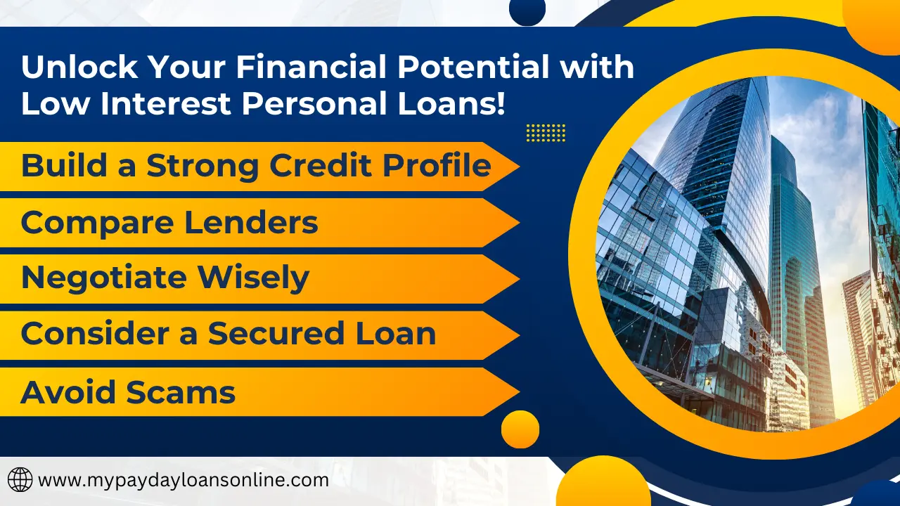 Low interest personal loans