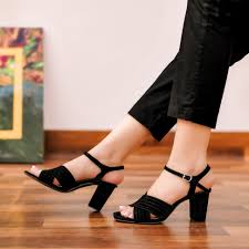 Black Block Heels